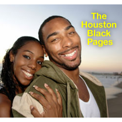 Professional black couple smiling; Professional African American couple smiling